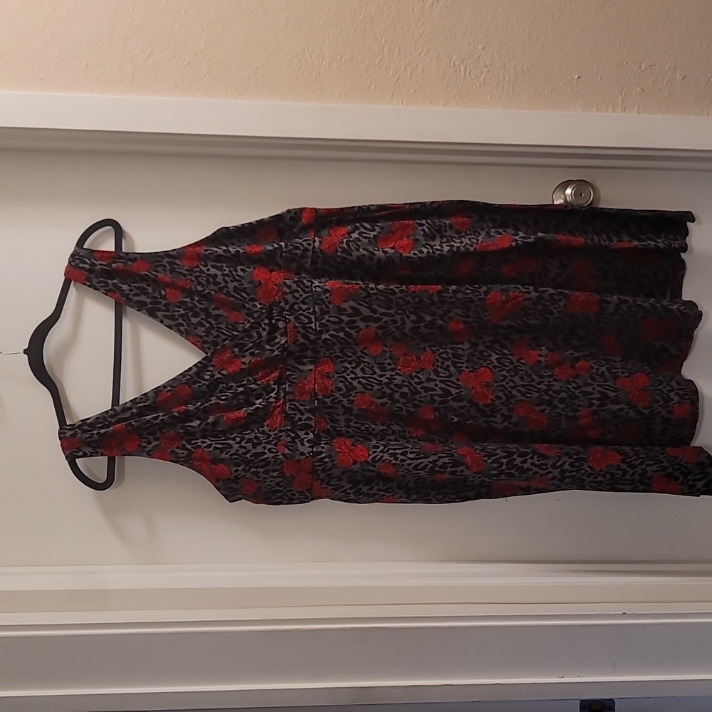 Torrid Size 22 Dress Like New Lepord & Rose Print